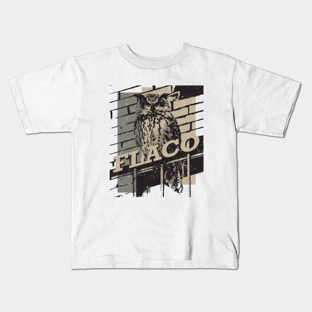 FLACO New York Owl 3 by Buck Tee Original Kids T-Shirt by Buck Tee